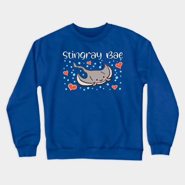 Stingray Bae Crewneck Sweatshirt by icecat8